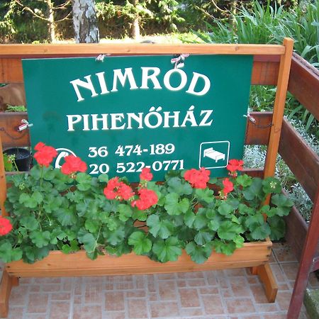 Nimrod Pihenohaz Hotel Egerszalok Bagian luar foto